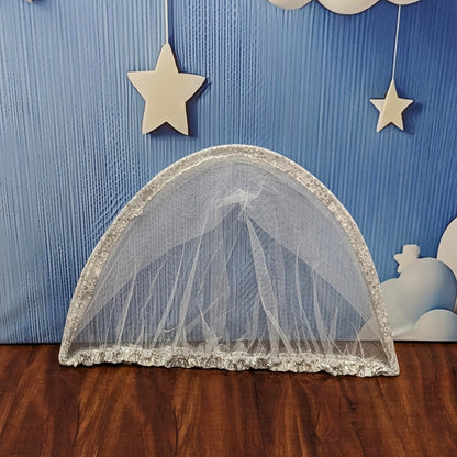 Silver Grey Bubbles Baby Bedding Set - 9 Pieces