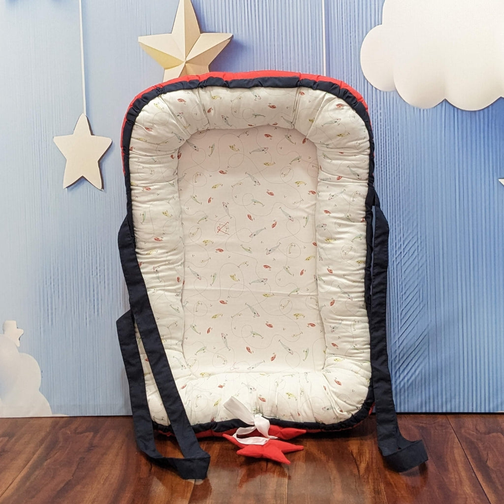 Red Baby Bedding Set – 5 Pieces