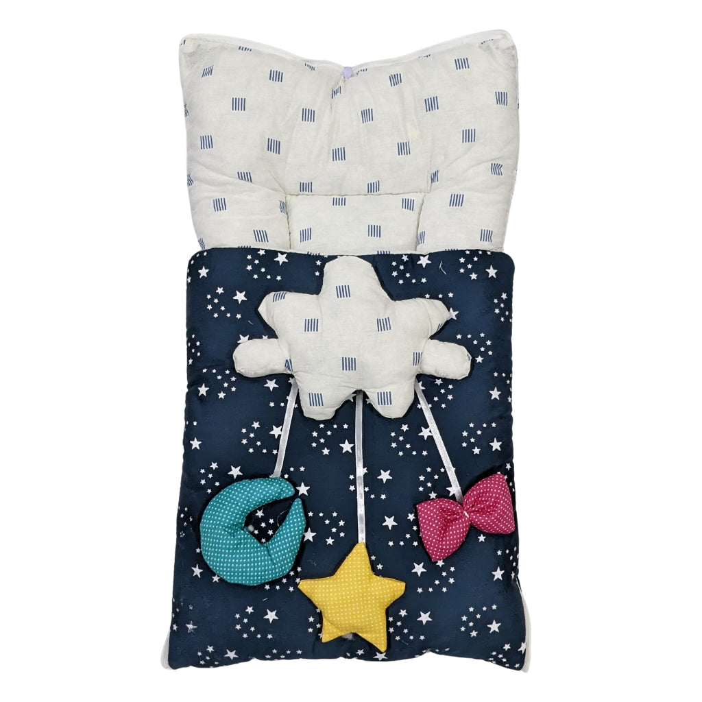 Starry Dreams Baby Carry Nest – Navy Blue