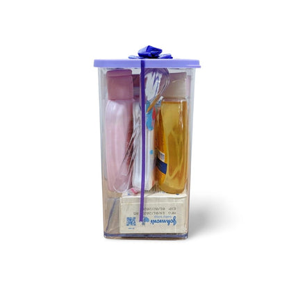 Johnson’s Baby Care Gift Jar – Complete 7-Piece Newborn Essentials Set