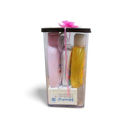 Johnson’s Baby Care Gift Jar – Complete 7-Piece Newborn Essentials Set