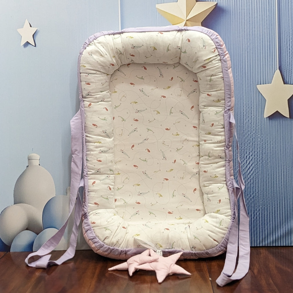 Pink Baby Bedding Set - 5 Pieces