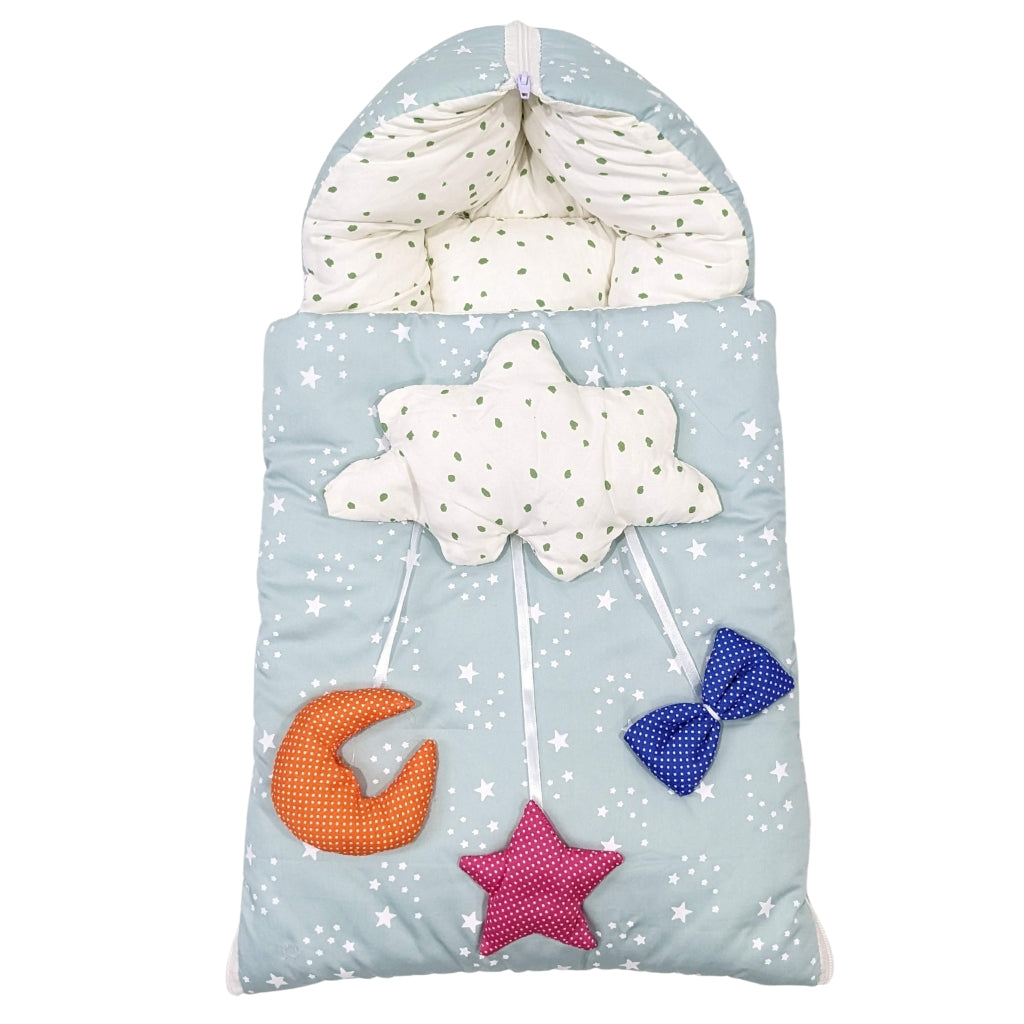 Starry Dreams Baby Carry Nest – Twinkle Blue