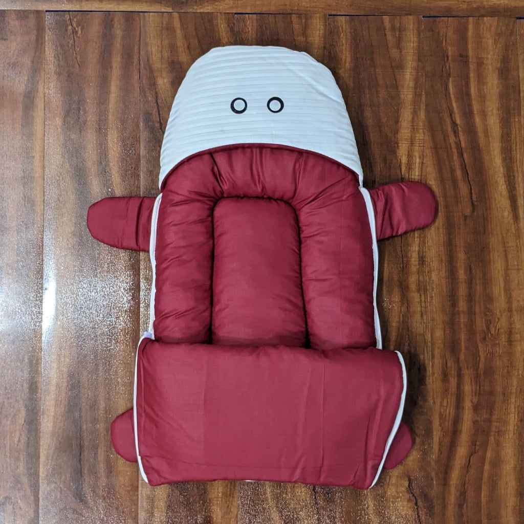Turtle Snuggle Baby Carry Nest – Maroon