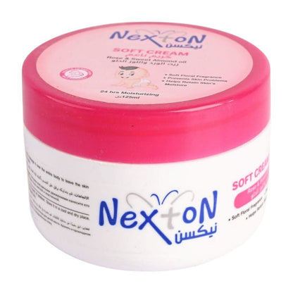 NEXTON BABY SOFT CREAM ROSE AND SWEET ALMOND OIL - Pink