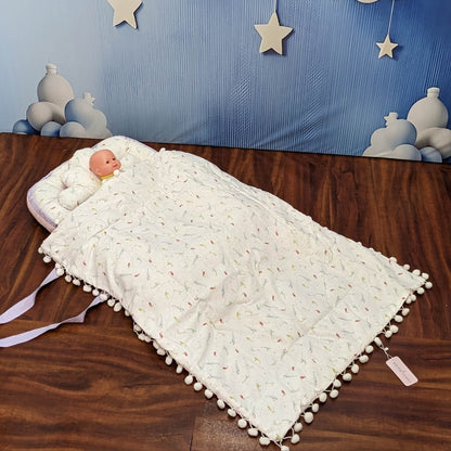 Pink Baby Bedding Set - 5 Pieces