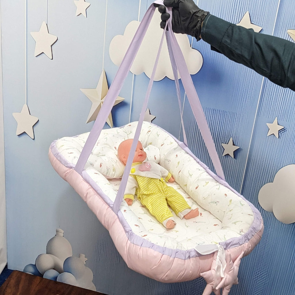 Pink Baby Bedding Set - 5 Pieces