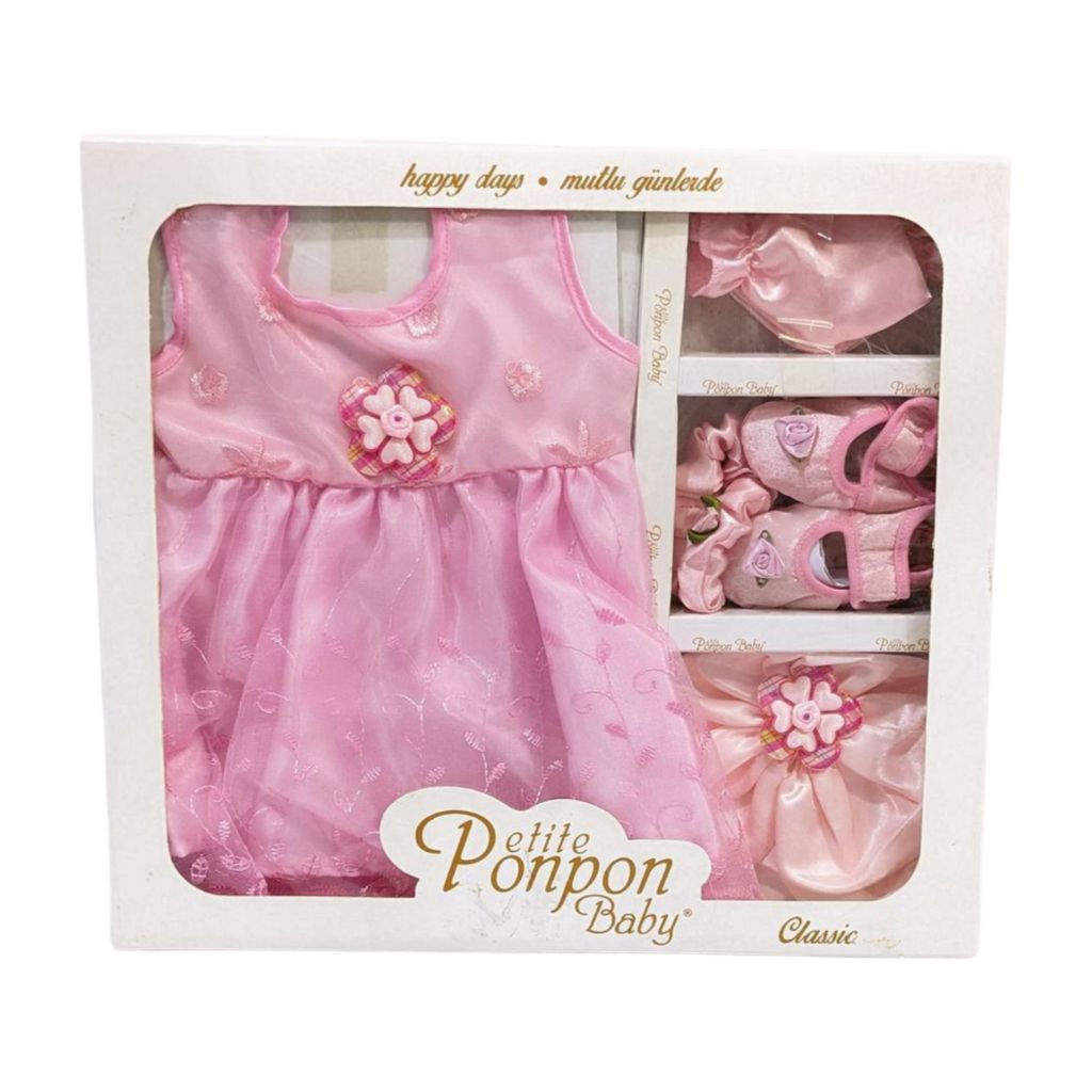 Pink Baby Frock Set