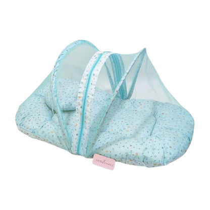 Circular Mosquito Net with Pillow & Carry Nest - Green