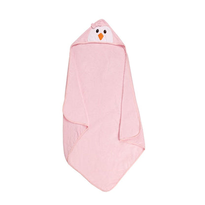 Rosy Hooded Baby Bath Towel
