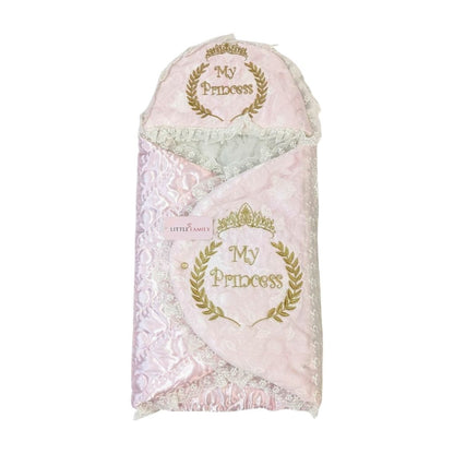 Luxury Silk Baby Carry Nest with Mosquito Net – “My Prince” / “My Princess”