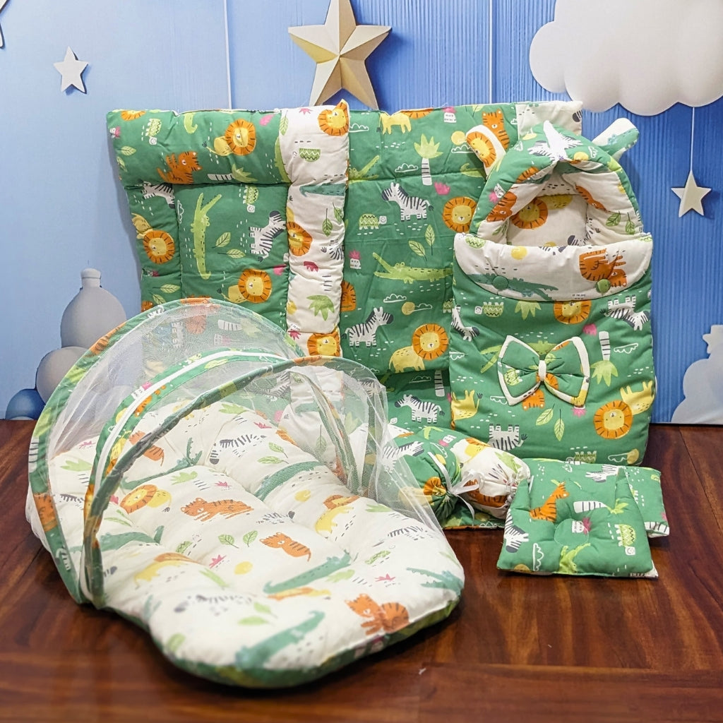 Jungle Safari Baby Bedding Set - 8 Pieces (Large)
