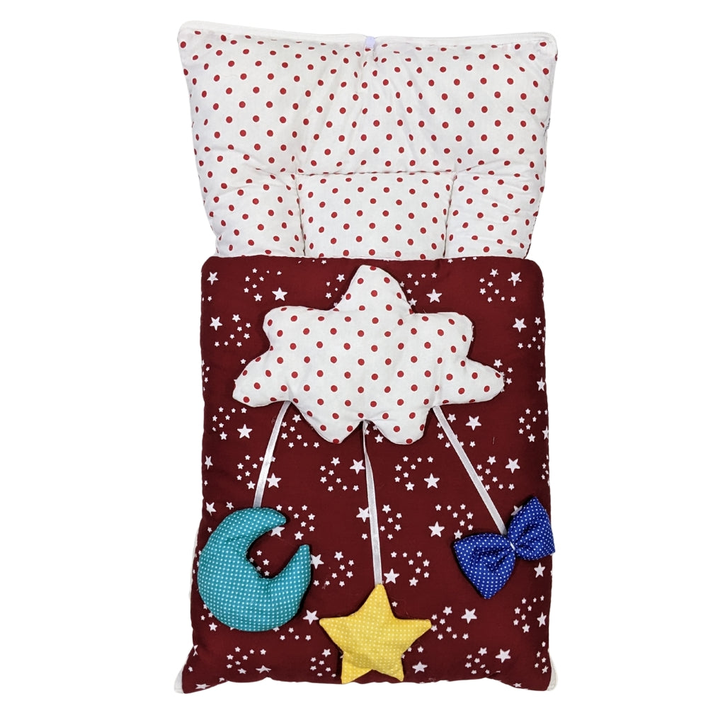 Starry Dreams Baby Carry Nest – Maroon