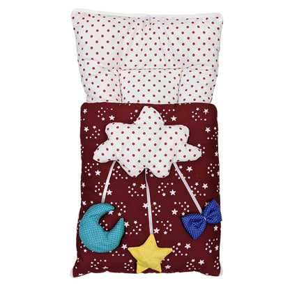 Starry Dreams Baby Carry Nest – Maroon
