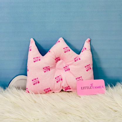 Premium 7-Piece Velvet Baby Bedding Set | "Welcome to the World - Pink