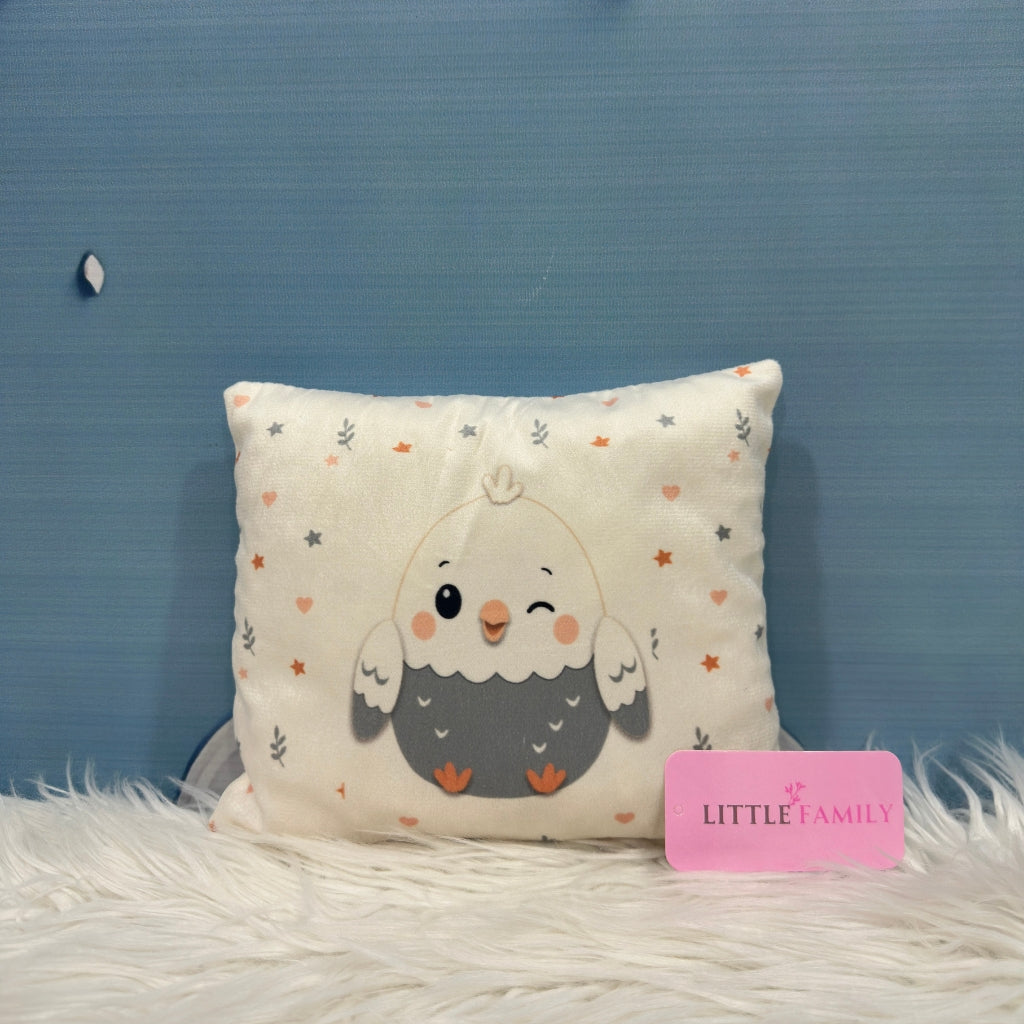 Premium 7-Piece Egg Chick Velvet Baby Bedding Set - Gray