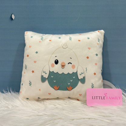 Premium 7-Piece Egg Chick Velvet Baby Bedding Set - Mint Green