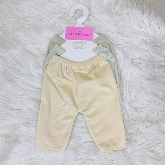 Pack of 3 Velvet Trousers