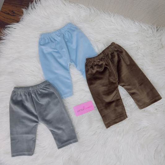 Pack of 3 Velvet Trousers