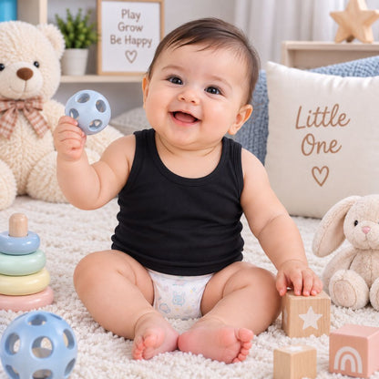 Premium Baby Cotton Vest – Sleeveless