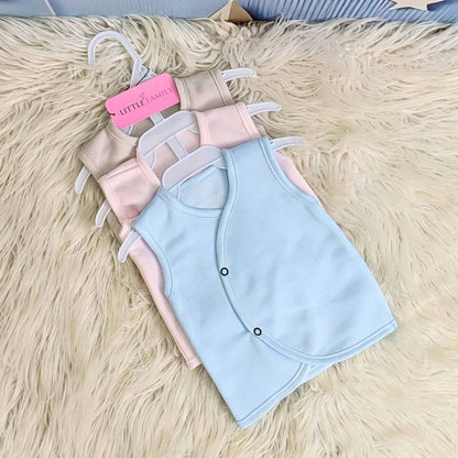 Newborn Multi Fleece Vest - 3 Pieces Pack