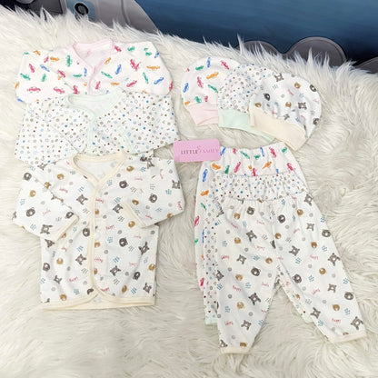 Newborn 3-Piece Cotton Outfit Set – Soft & Breathable