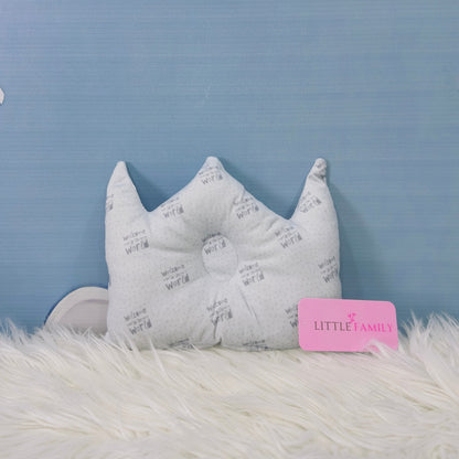 Premium 7-Piece Velvet Baby Bedding Set | "Welcome to the World - Gray
