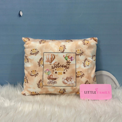 Premium 7-Piece Velvet Baby Bedding Set | "Welcome Little One" Edition - Brown