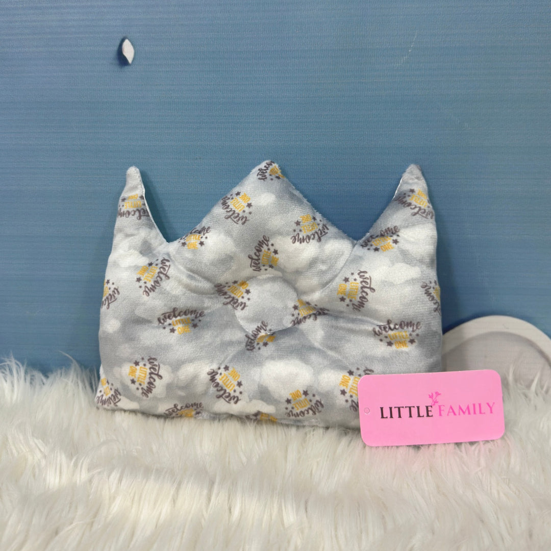 Premium 7-Piece Velvet Baby Bedding Set | "Welcome Little One" Edition - Grey