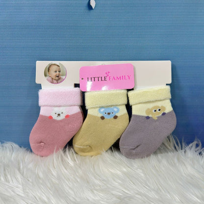 Premium Baby Winter Socks – 3-Pair Set