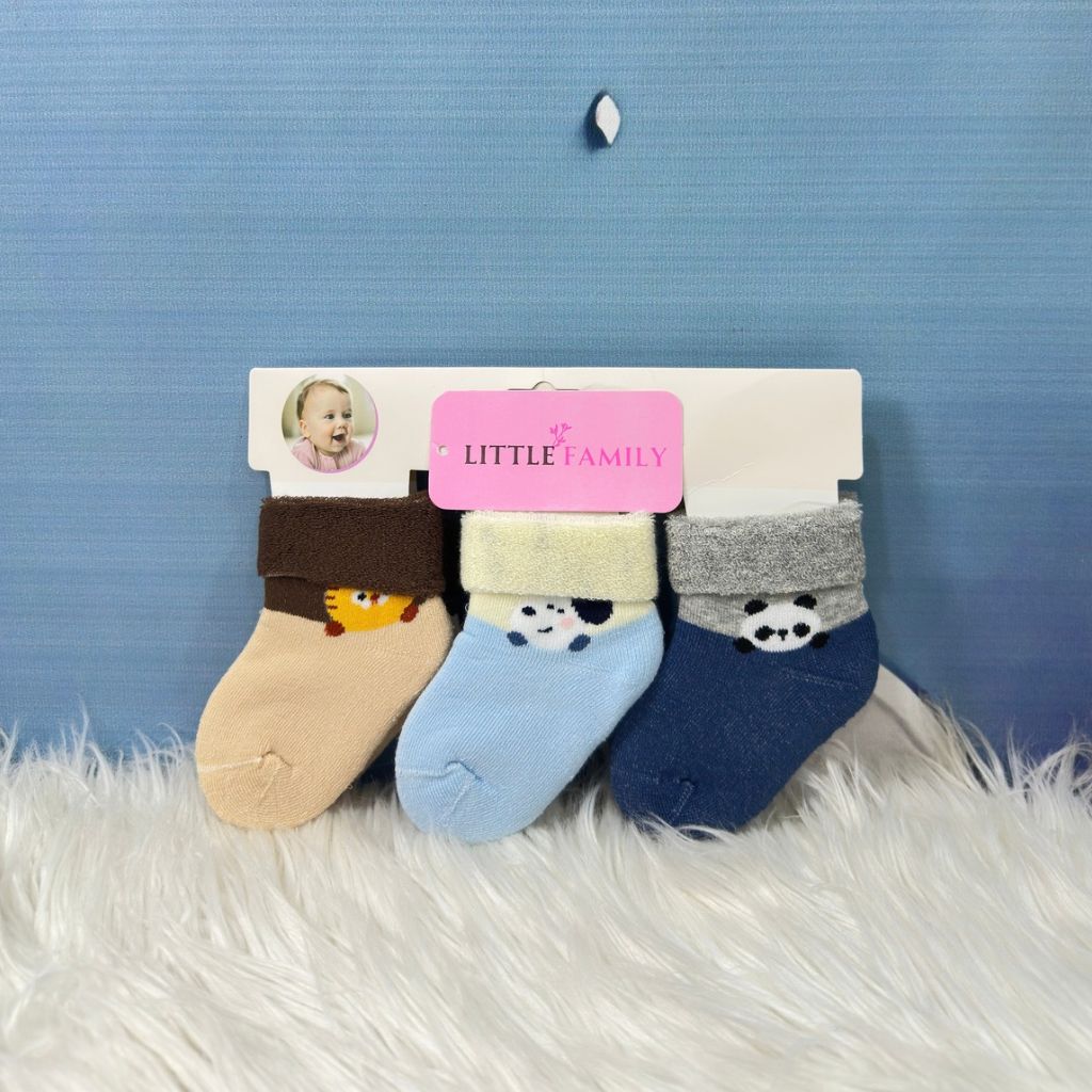 Premium Baby Winter Socks – 3-Pair Set
