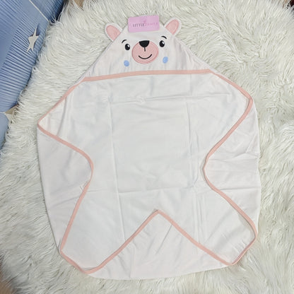 Premium Baby Hooded Wrapping Sheet | Sweet Bear