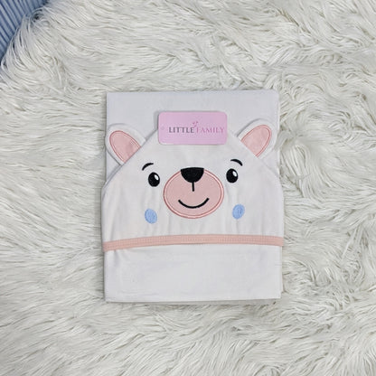 Premium Baby Hooded Wrapping Sheet | Sweet Bear