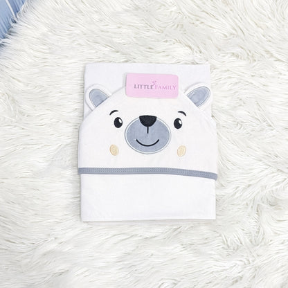 Premium Baby Hooded Wrapping Sheet | Sweet Bear