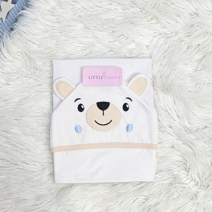 Premium Baby Hooded Wrapping Sheet | Sweet Bear