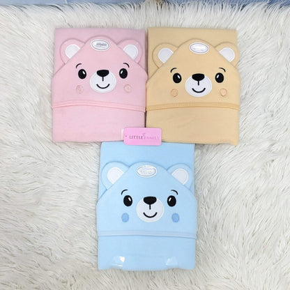 Premium Baby Fleece Hooded Wrapping Sheet – Sweet Bear