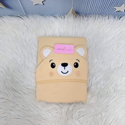 Premium Baby Fleece Hooded Wrapping Sheet – Sweet Bear