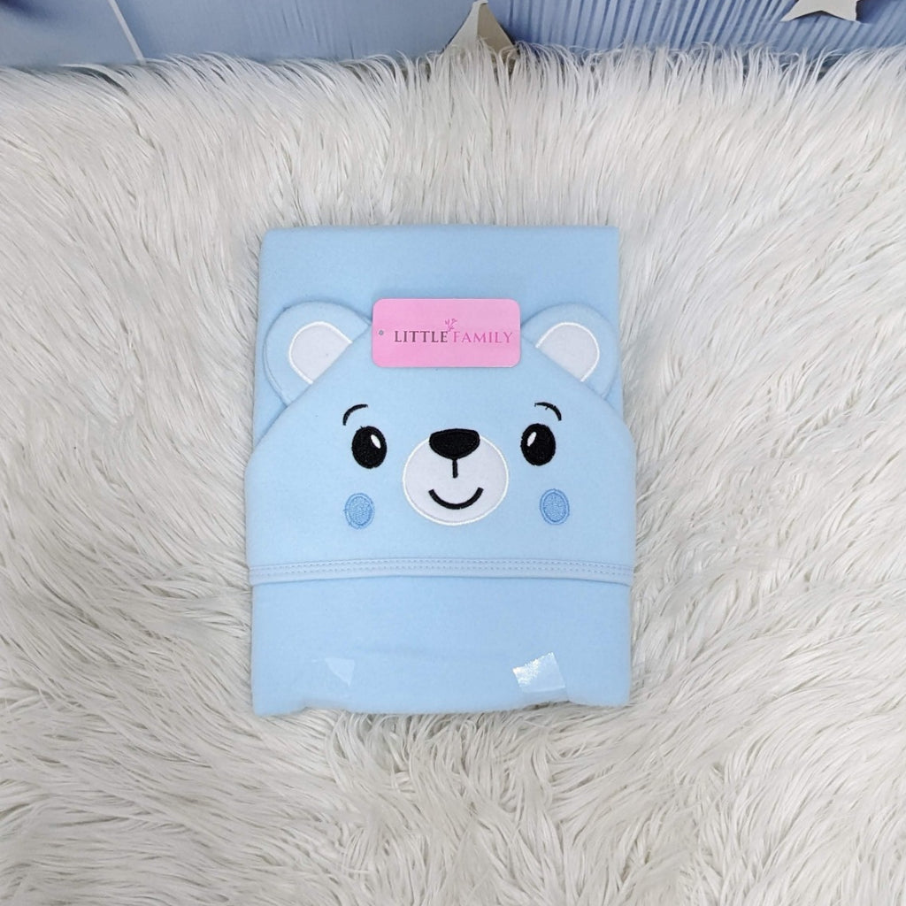 Premium Baby Fleece Hooded Wrapping Sheet – Sweet Bear