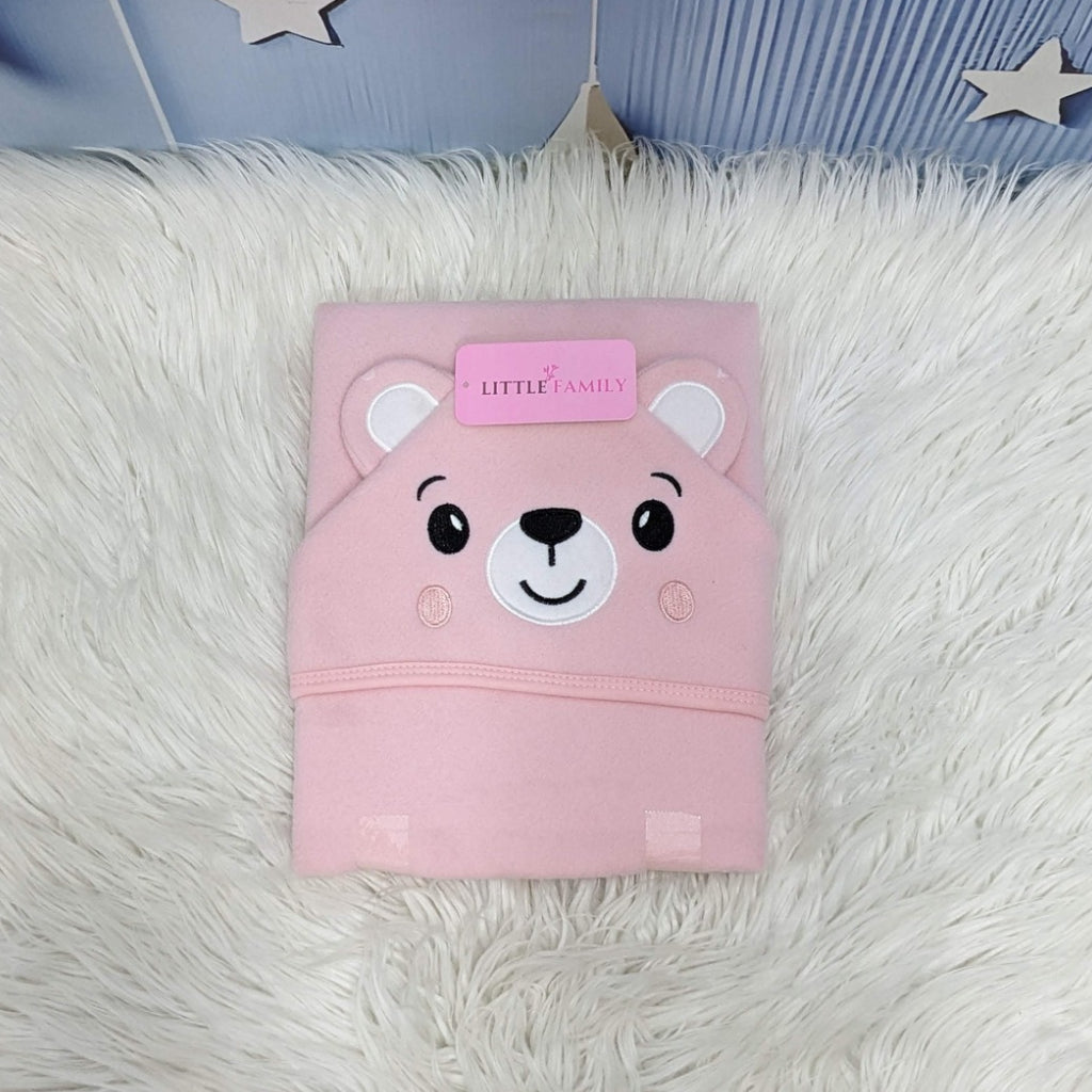 Premium Baby Fleece Hooded Wrapping Sheet – Sweet Bear