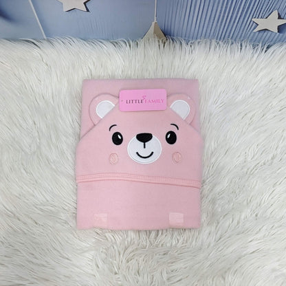 Premium Baby Fleece Hooded Wrapping Sheet – Sweet Bear