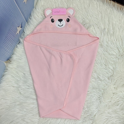 Premium Baby Fleece Hooded Wrapping Sheet – Sweet Bear