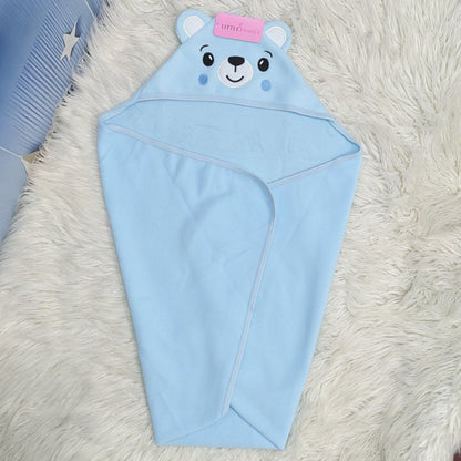 Premium Baby Fleece Hooded Wrapping Sheet – Sweet Bear