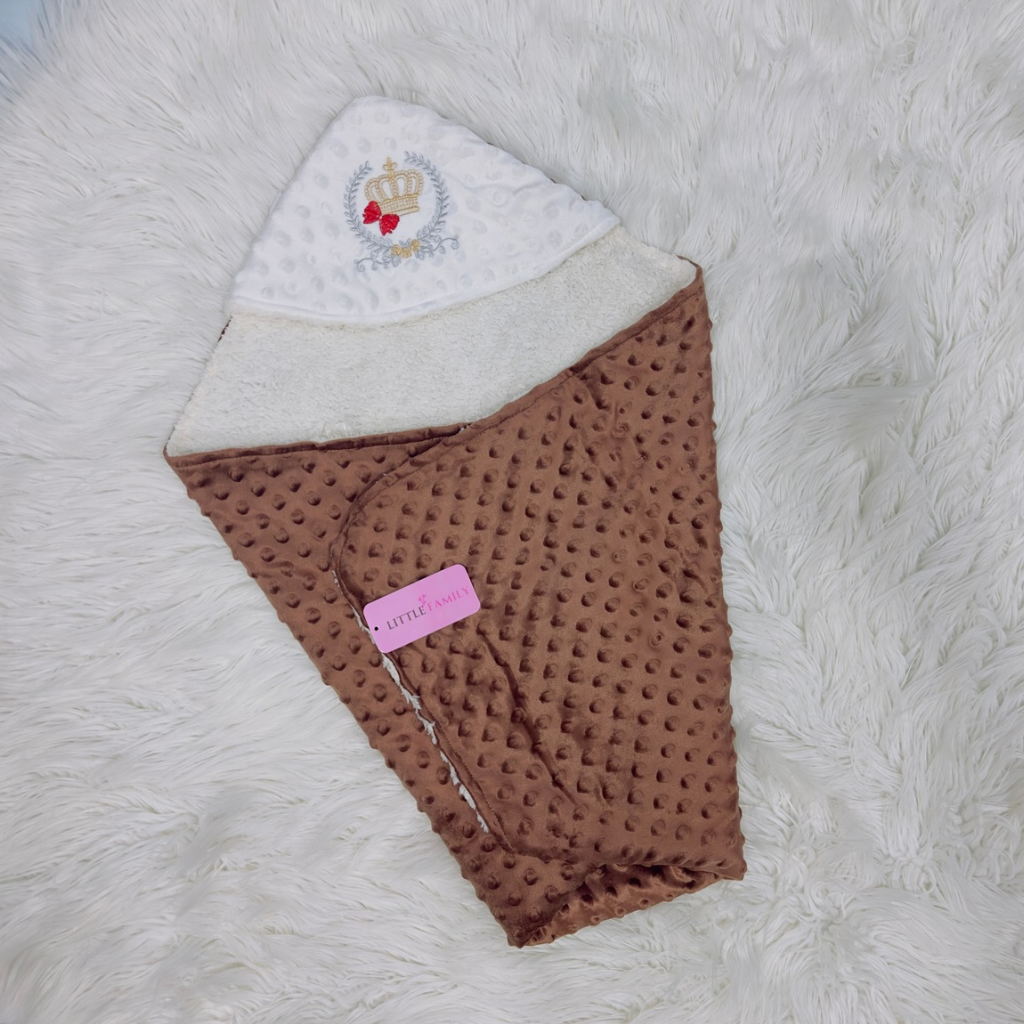Premium Velvet Hooded Baby Wrapping Sheet – Prince