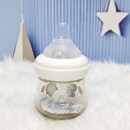 ALGO BPA-Free Baby Feeding Bottle – 80ml Soft Squeeze Feeder for Newborns