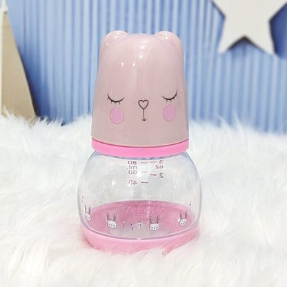 ALGO BPA-Free Baby Feeding Bottle – 80ml Soft Squeeze Feeder for Newborns