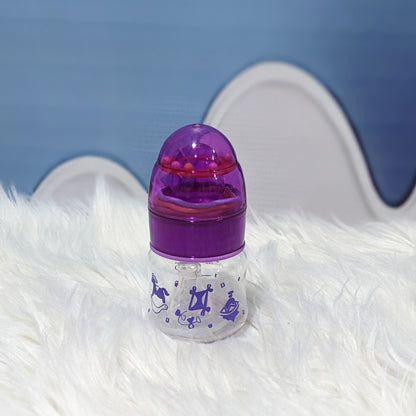 Premium 60ml Baby Feeding Bottle with Rattle Toy Cap