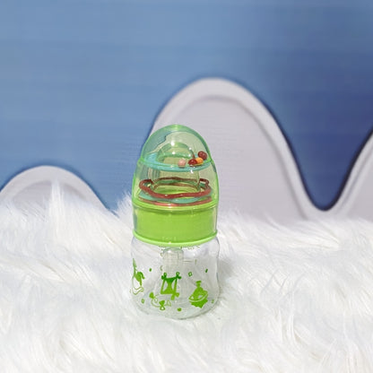 Premium 60ml Baby Feeding Bottle with Rattle Toy Cap