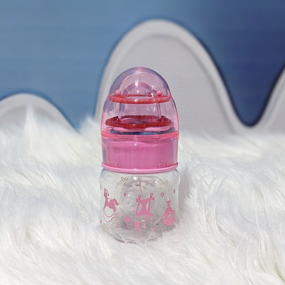 Premium 60ml Baby Feeding Bottle with Rattle Toy Cap