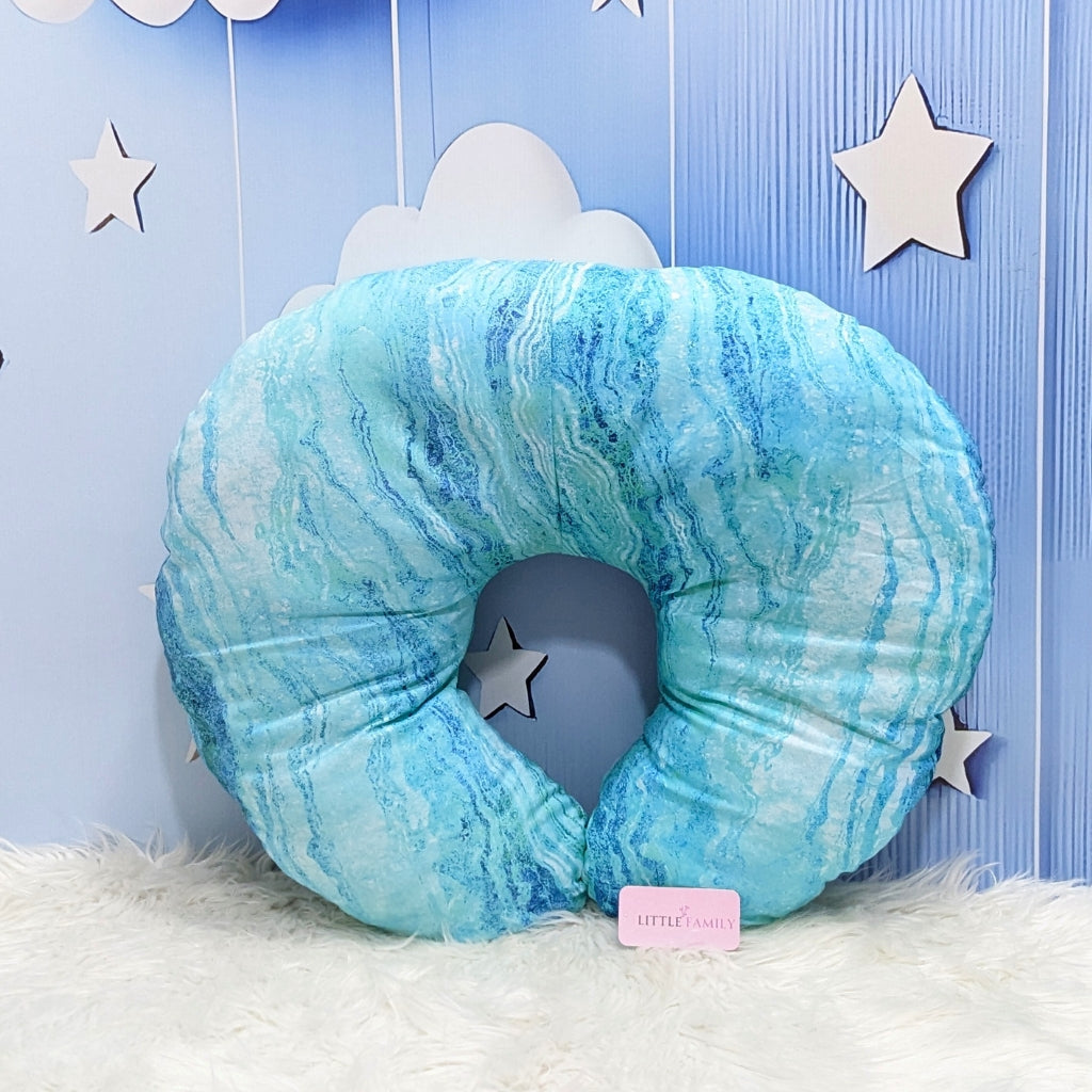 Aquatic Theme Baby Feeding Pillow – Ergonomic Support for Breastfeeding Moms