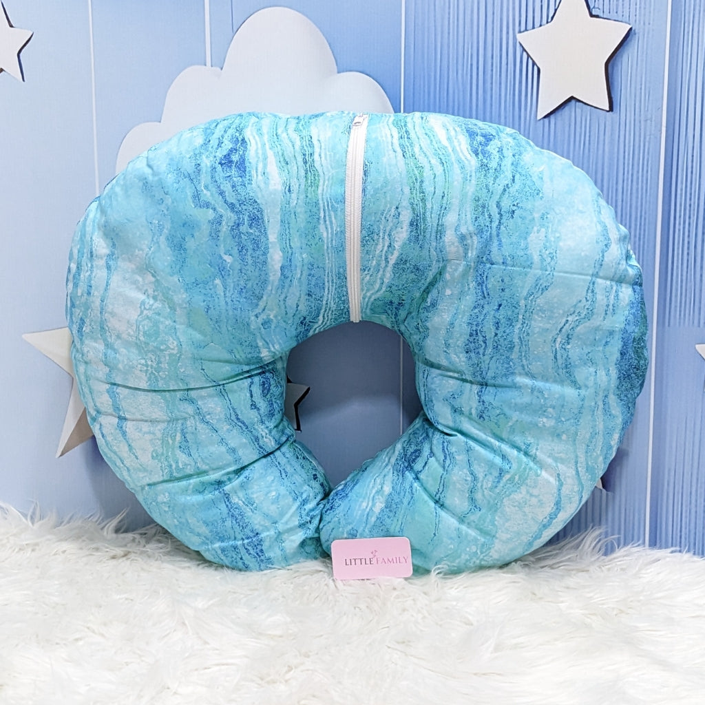 Aquatic Theme Baby Feeding Pillow – Ergonomic Support for Breastfeeding Moms
